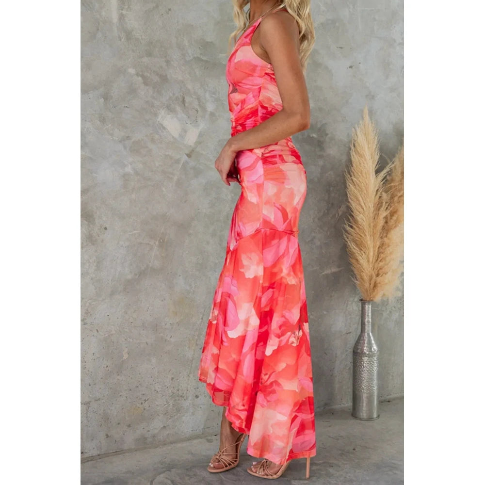 Cosima Women's Floral Strapless Maxi Dress