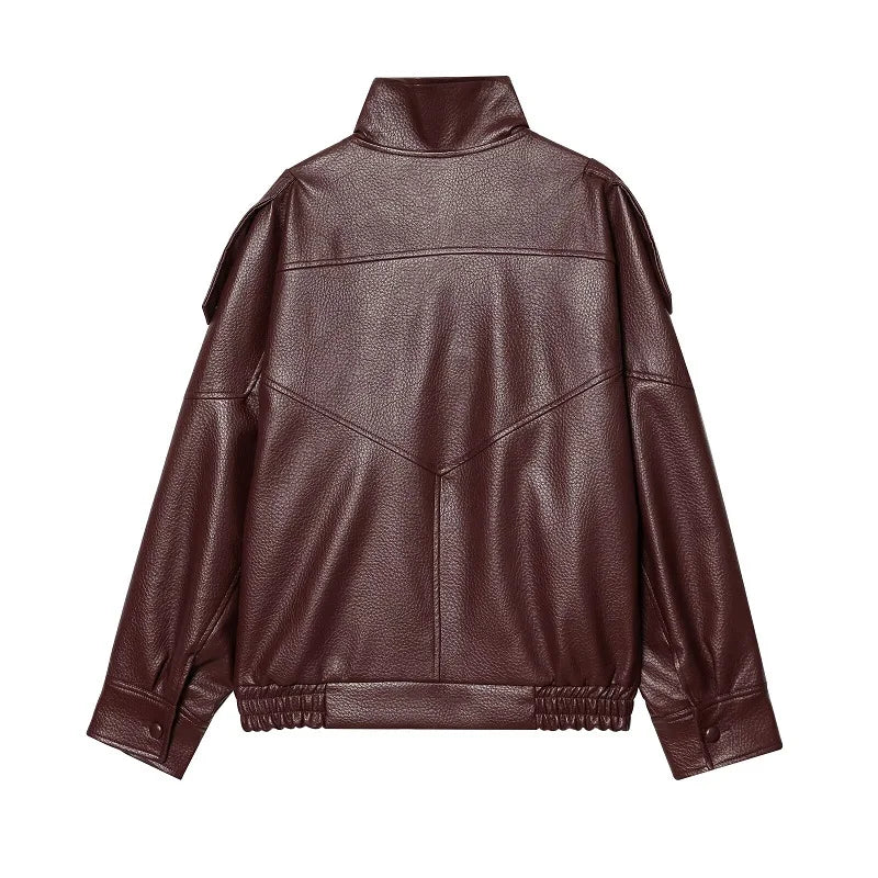 Dawson Leather Bomber Jacket
