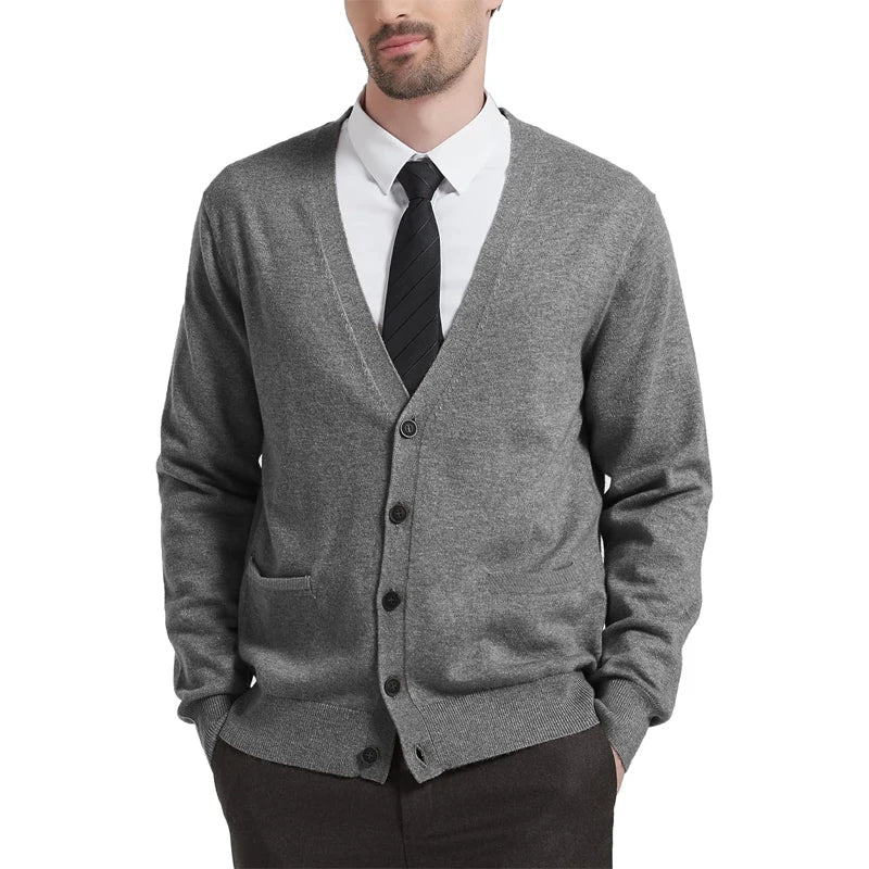 Talmadge Men's Knit Button Cardigan