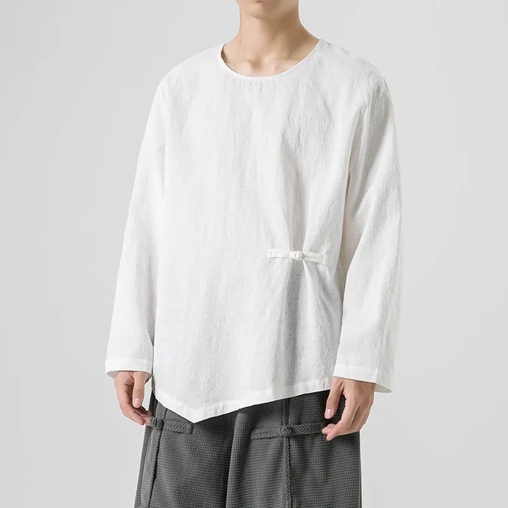 Kaito Men's Linen Long Sleeve Shirt