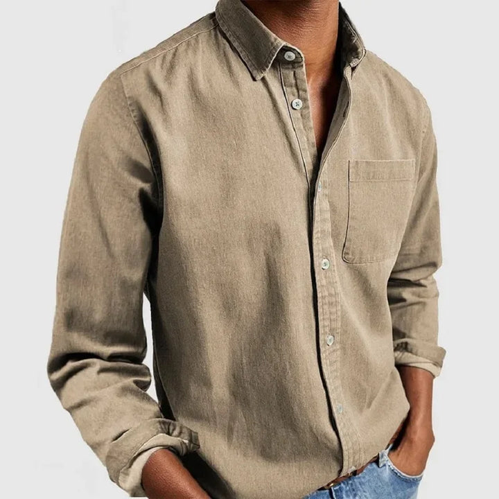 Thatcher Men's Cotton Button-Up Shirt