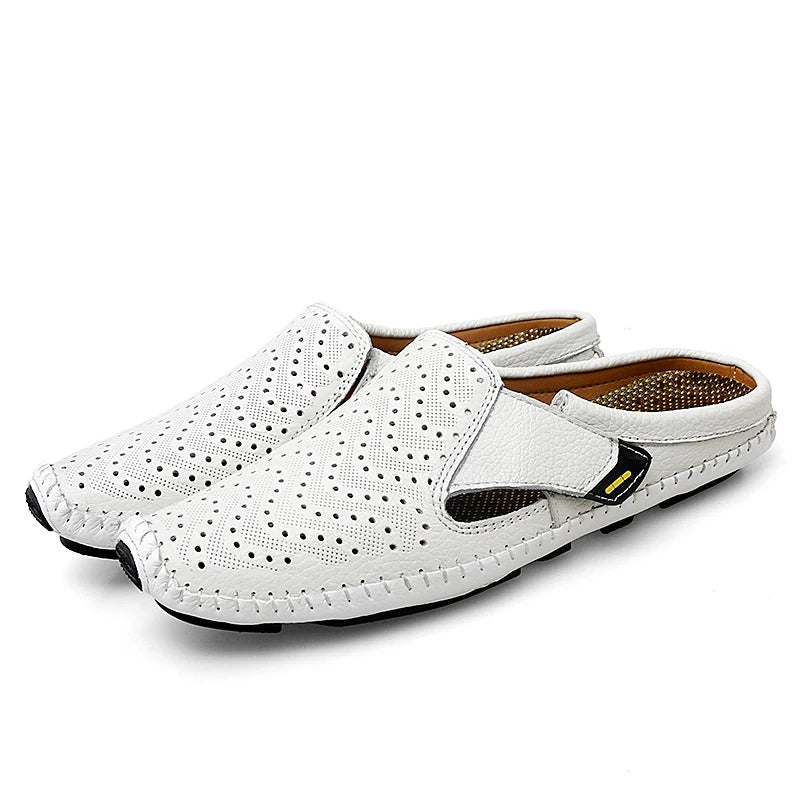 Kincaid Men's Genuine Leather Slip-On Backless Mules