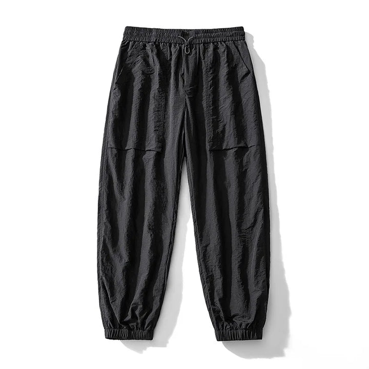 Everett Nylon Joggers with Elastic Waistband