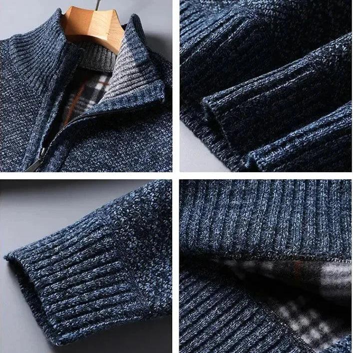 Tobias Men's Quarter-Zip Knit Sweater