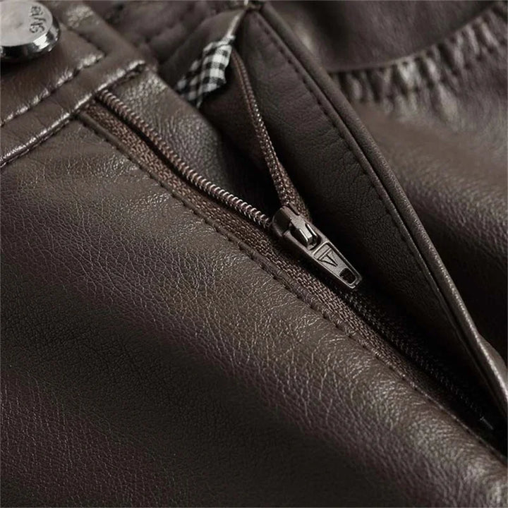 Tivoli Women's Ankle Length Faux Leather Pants