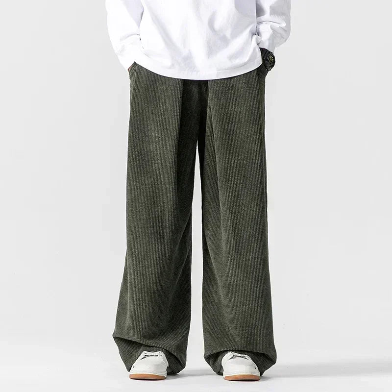 Knox Wide-Leg Corduroy Sweatants