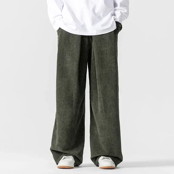 Knox Wide-Leg Corduroy Sweatants