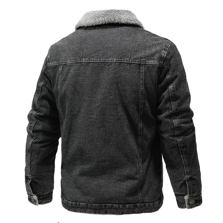 Theron Men's Sherpa Lined Denim Jacket