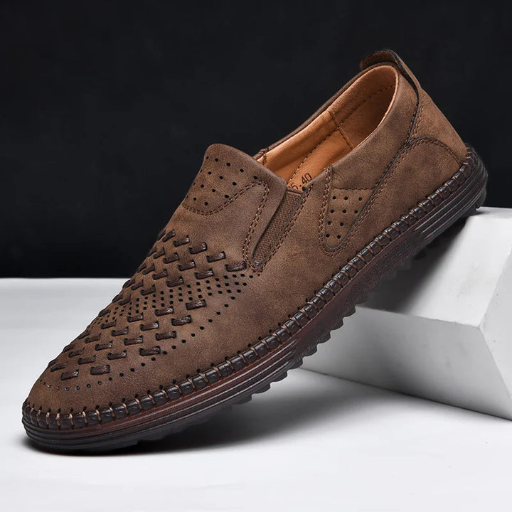Kieran Men's Woven Slip-On Loafers
