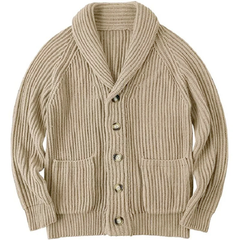Windsor Men's Knit Shawl Collar Cardigan