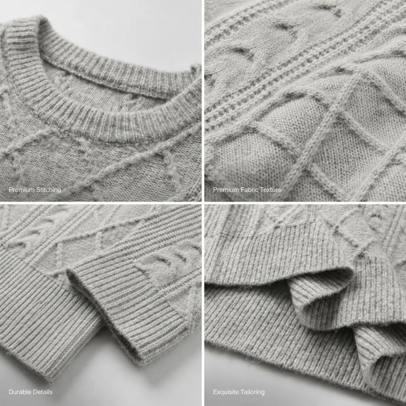 Caswell Men's Cable Knit Sweater