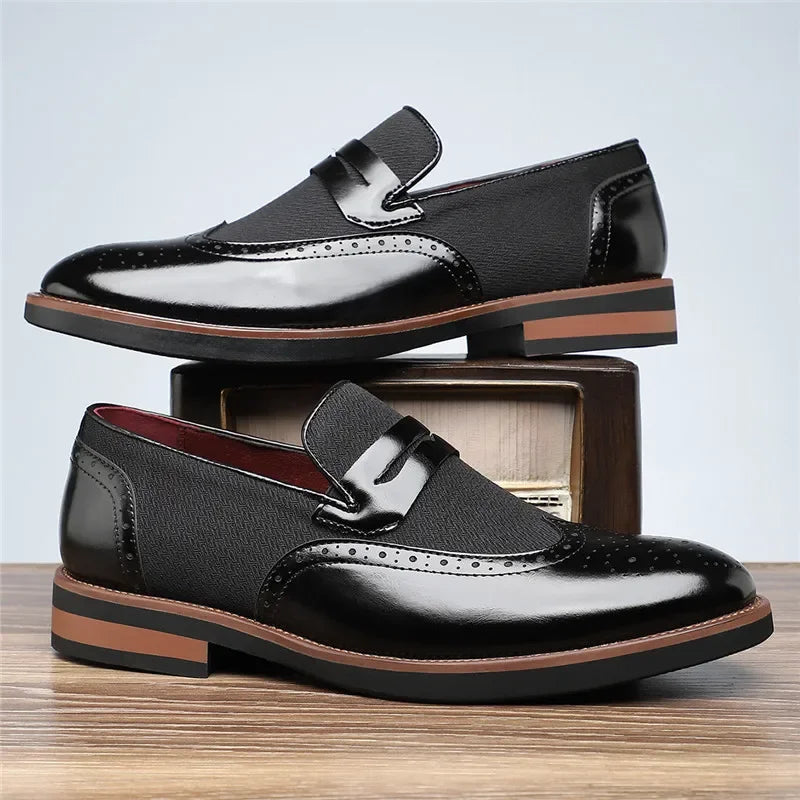 Wellston Men's Genuine Leather Loafers