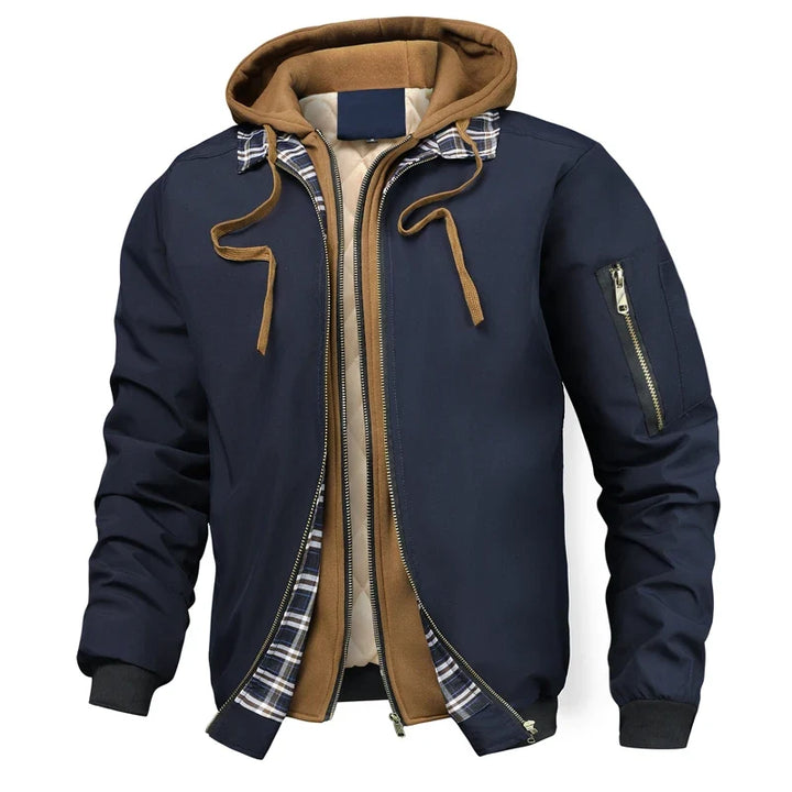 Ridgewell Men's Hooded Bomber Jacket