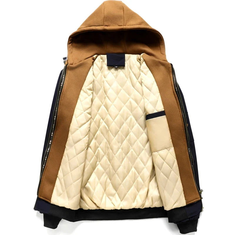 Ridgewell Men's Hooded Bomber Jacket