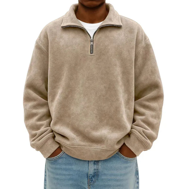 Ashford Men's Fleece Quarter-Zip Pullover