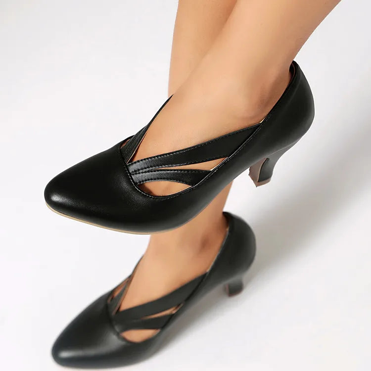 Brielle Block Heel Mary Jane Pumps