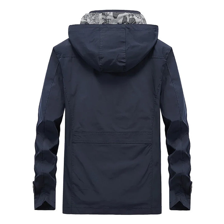 Redford Men's Hooded Windbreaker Jacket