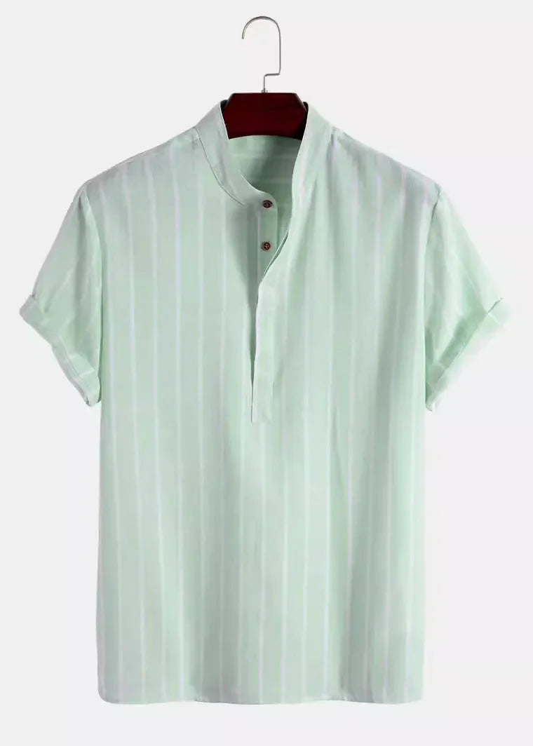 Whitley Linen Short Sleeve Button Up Shirt