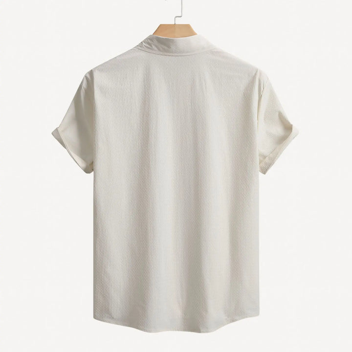Ashby Men's Textured Camp Collar Shirt