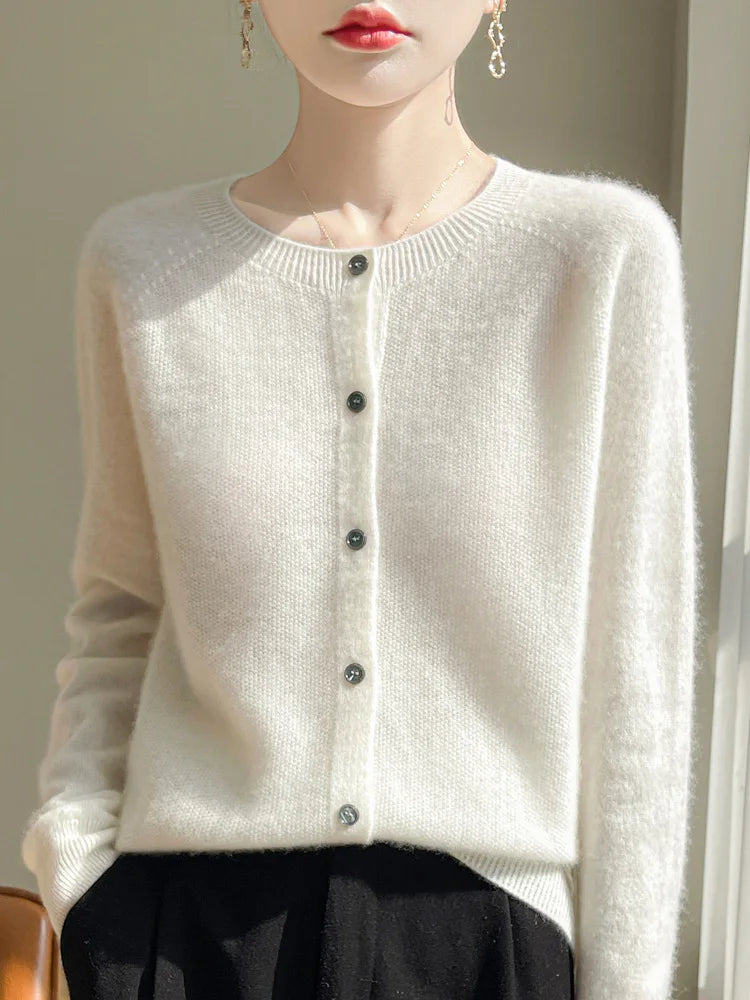 Brynlee Women's Merino Wool Cardigan
