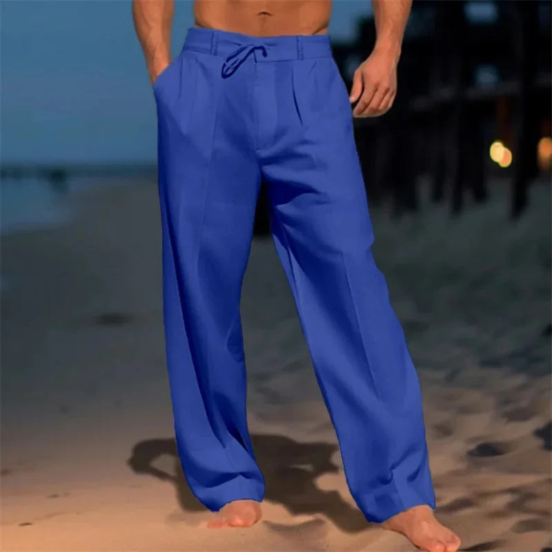 Harland Men's Linen Drawstring Pants