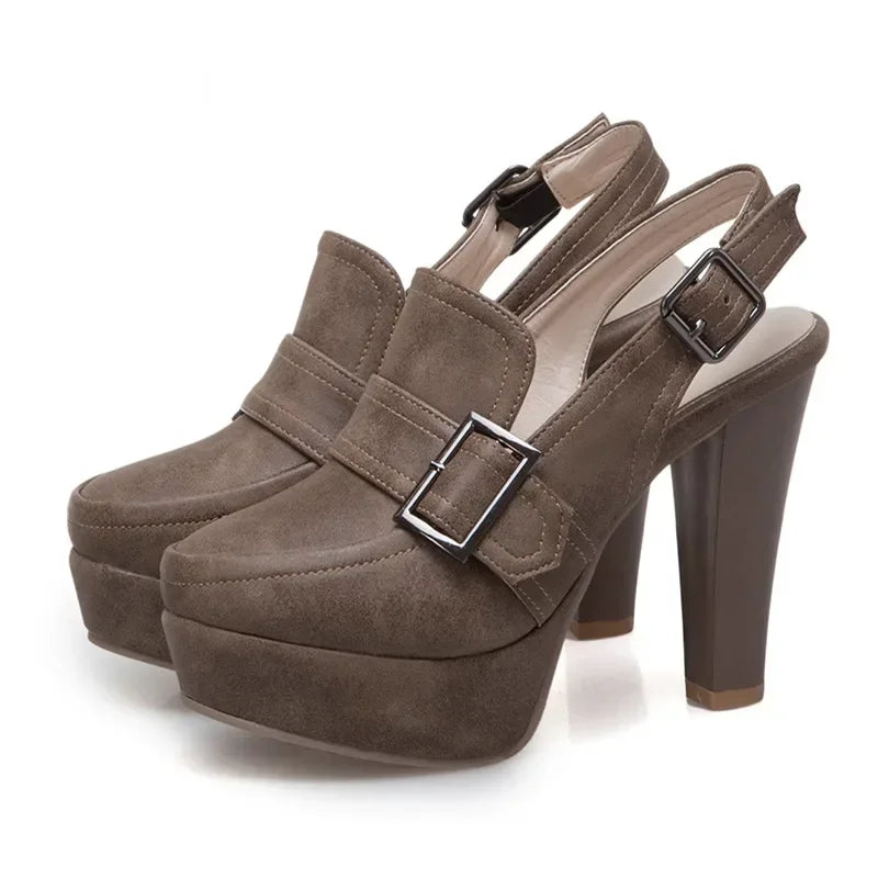 Harrow Women's Slingback Platform Heels