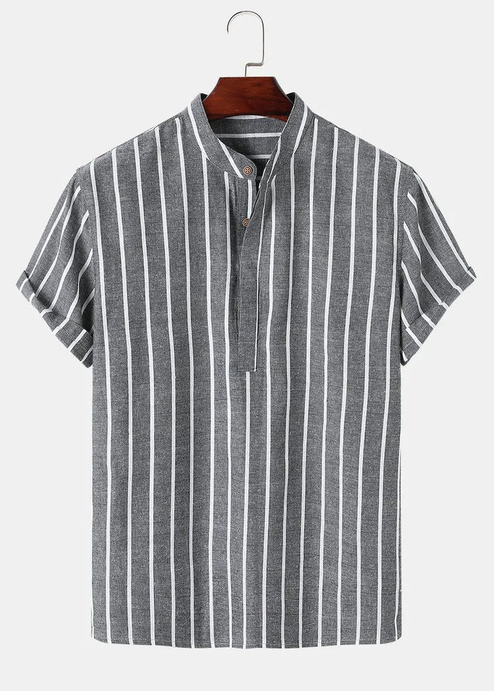 Whitley Linen Short Sleeve Button Up Shirt