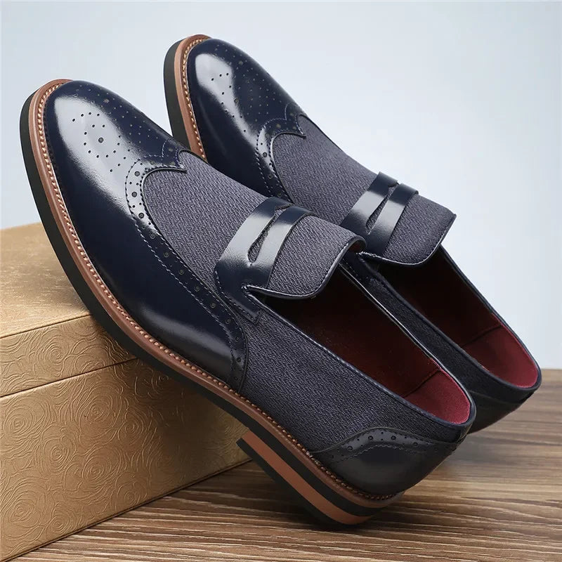 Wellston Men's Genuine Leather Loafers