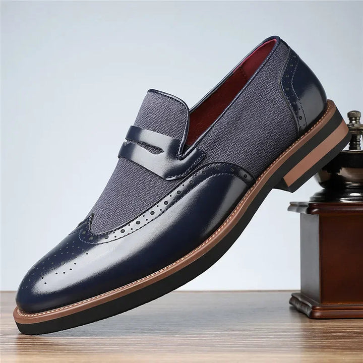 Wellston Men's Genuine Leather Loafers