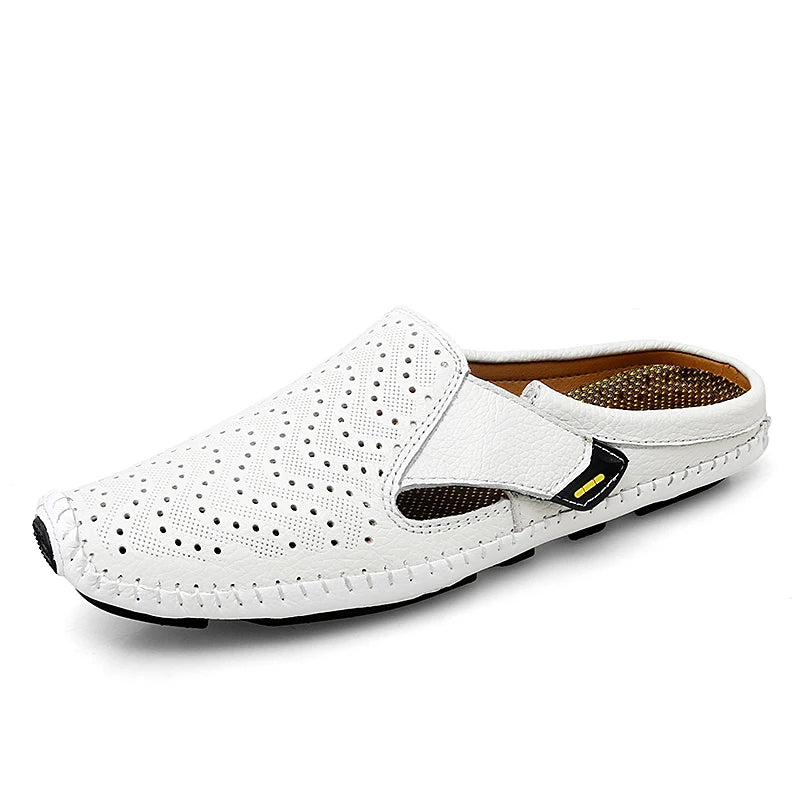 Kincaid Men's Genuine Leather Slip-On Backless Mules