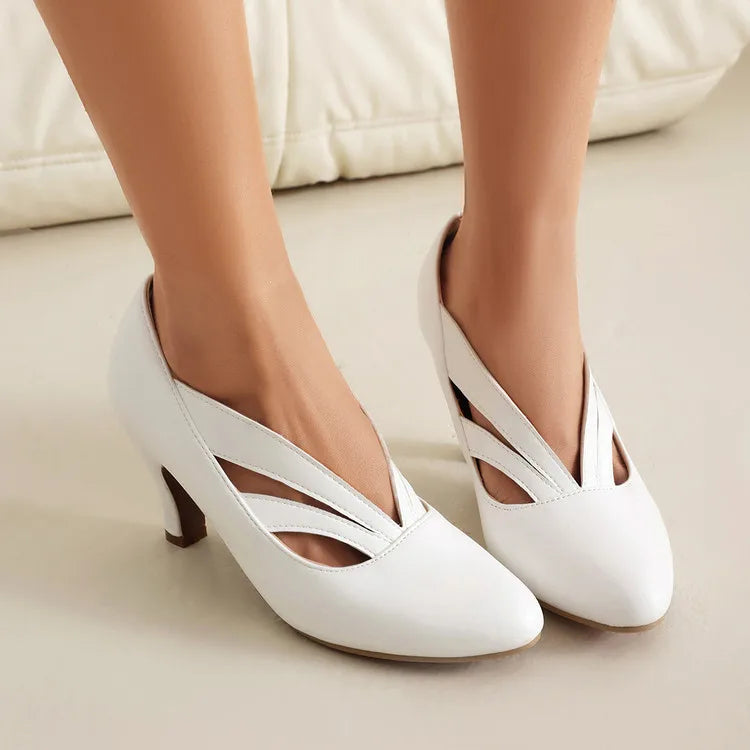 Brielle Block Heel Mary Jane Pumps