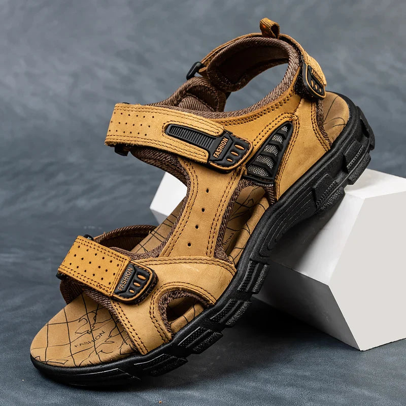 Callum Genuine Leather Sport Sandals