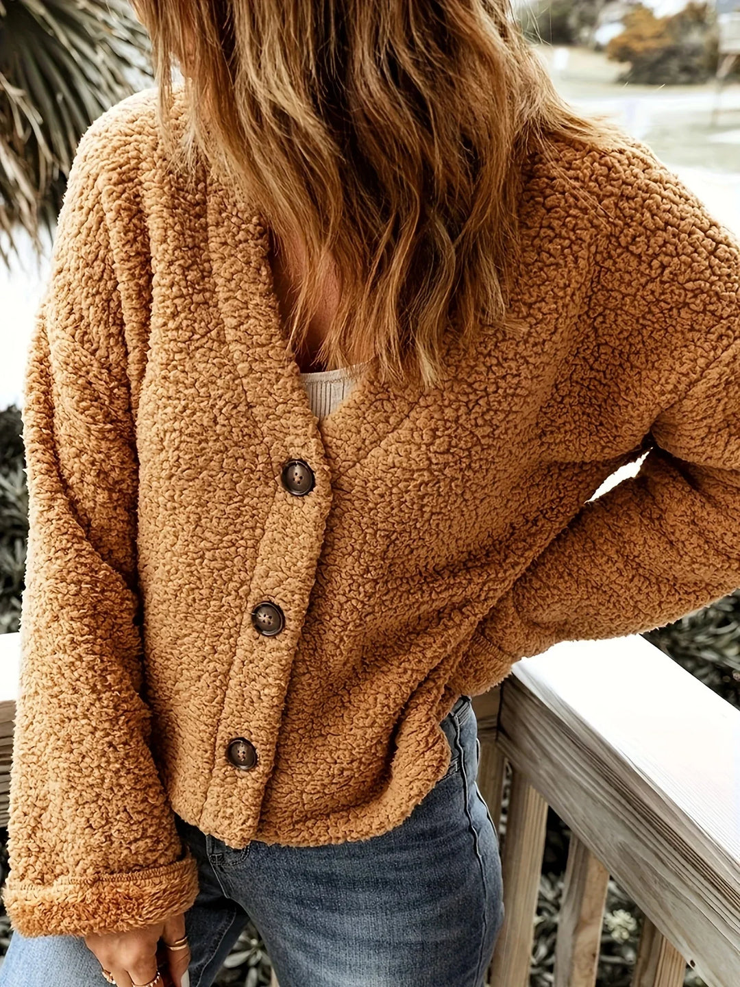 Briony Women's Sherpa Cardigan
