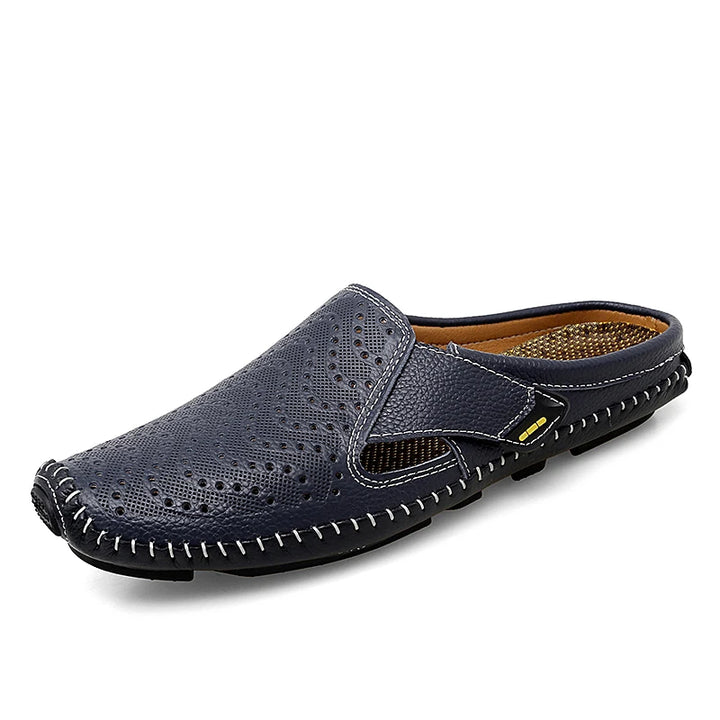 Kincaid Men's Genuine Leather Slip-On Backless Mules