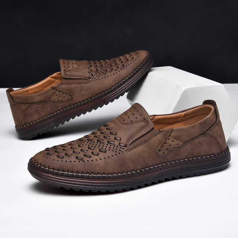 Kieran Men's Woven Slip-On Loafers