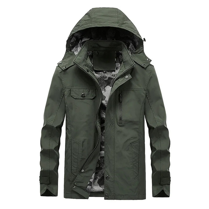 Redford Men's Hooded Windbreaker Jacket