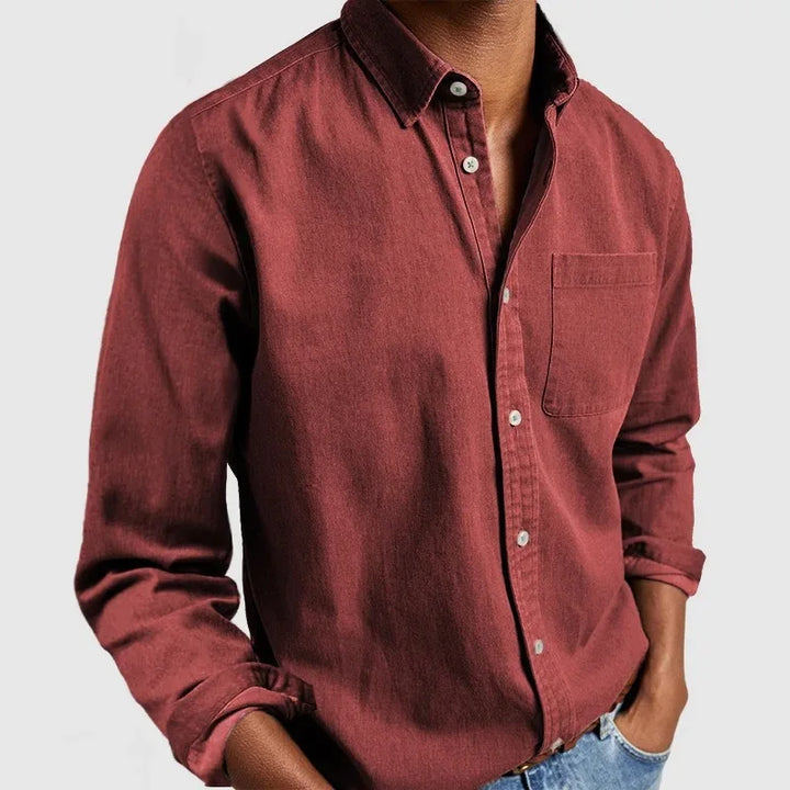 Thatcher Men's Cotton Button-Up Shirt