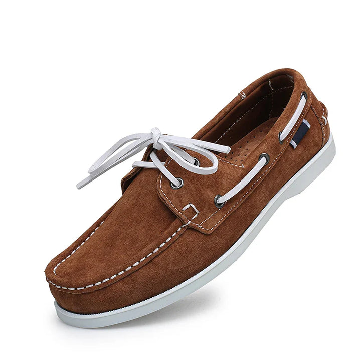 Seafarer Suede Boat Loafers