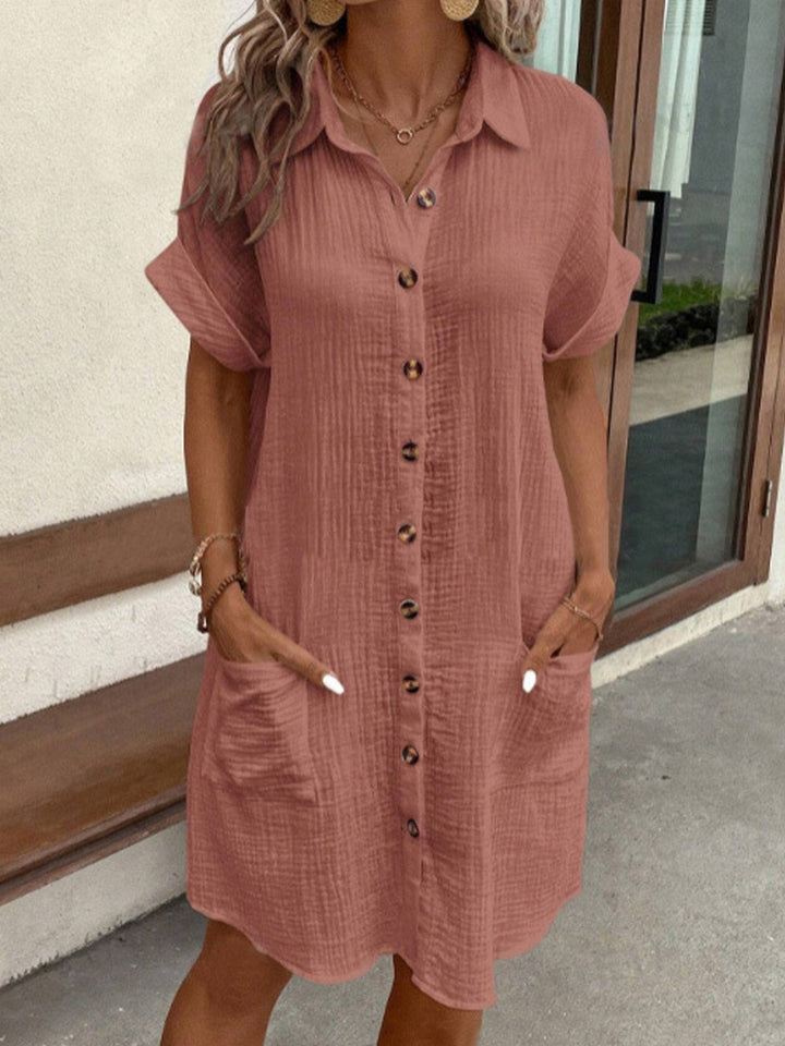 Kestlyn Women's Button-Front Shirt Dress