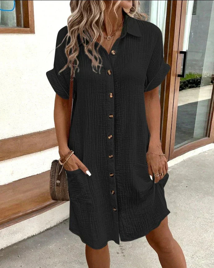 Kestlyn Women's Button-Front Shirt Dress