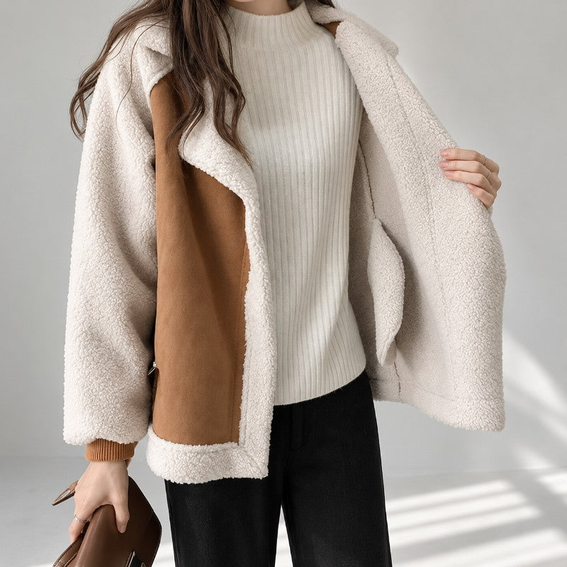 Calloway Sherpa Suede Aviator Jacket