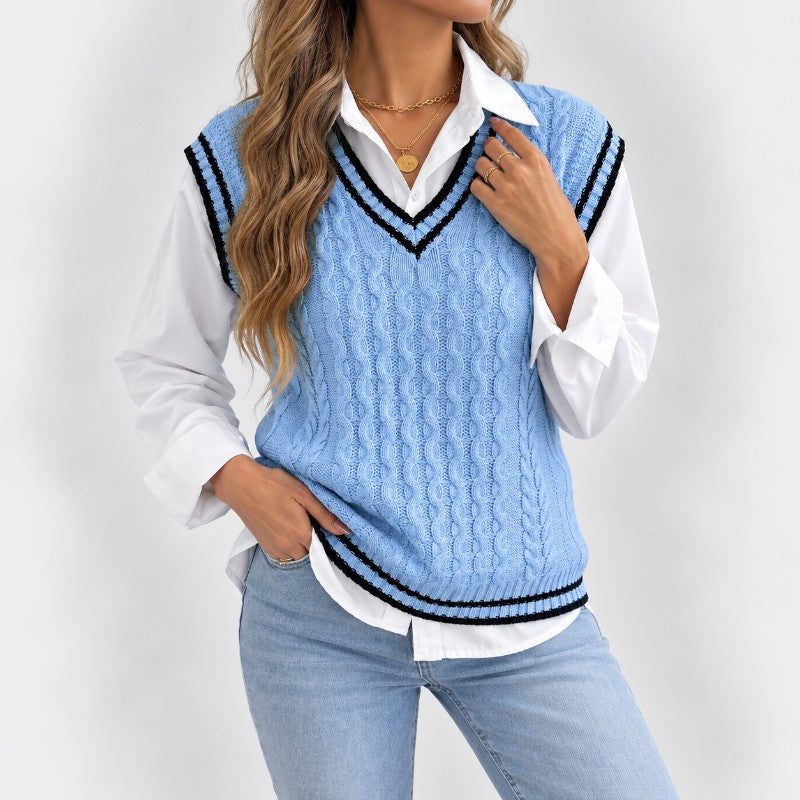 Easton Cable Knit Sweater Vest