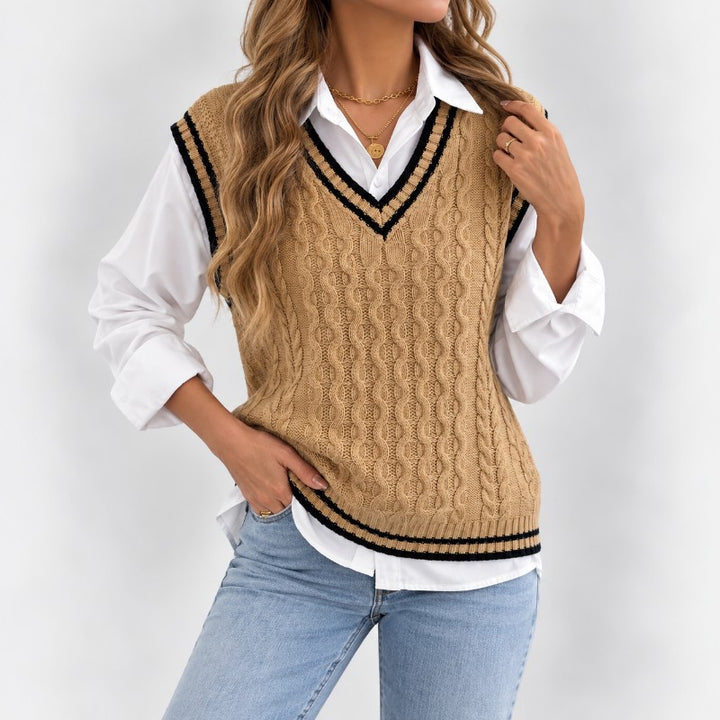 Easton Cable Knit Sweater Vest