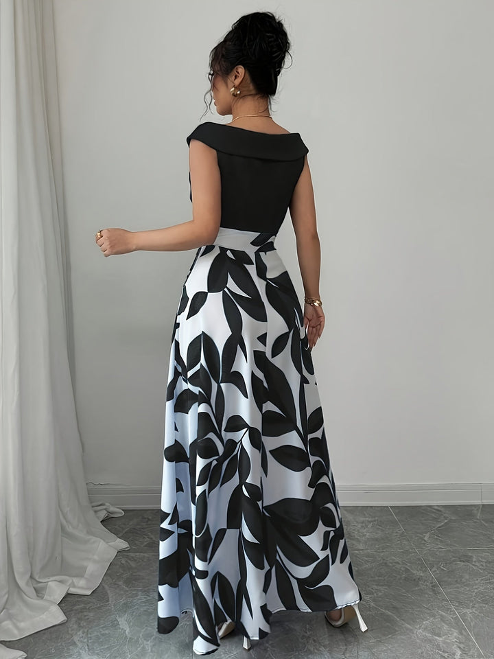 Harlow Women's Floral A-Line Maxi Dress