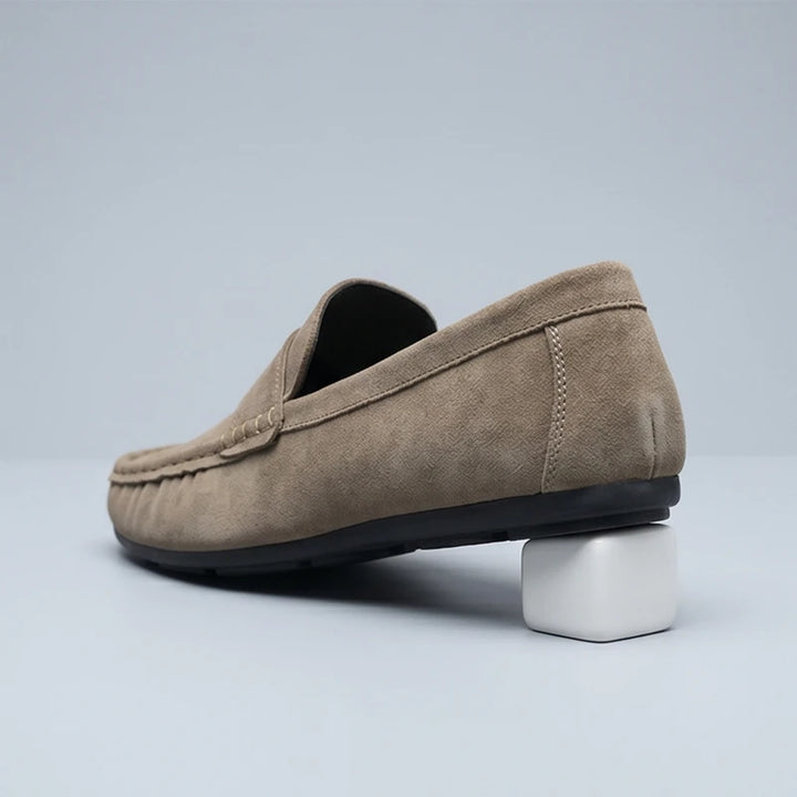 Brown Callahan Suede Penny Loafers product photo - 3