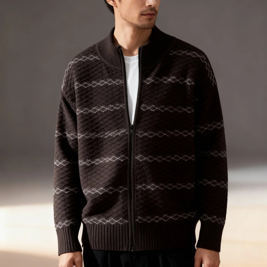 Foster Men's Zip-Up Cardigan