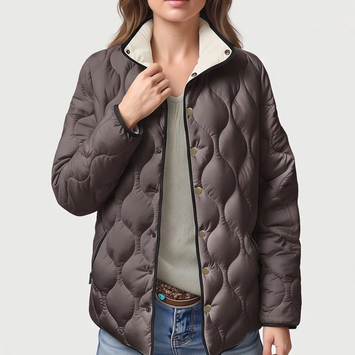 Gray cotton jackets on an off-gray studio background - 2