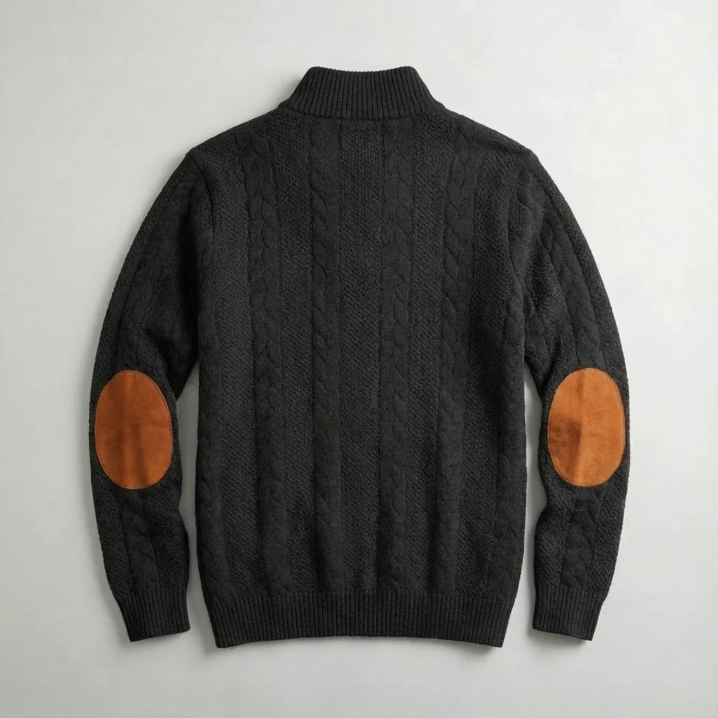 Rowan Men's Cable Knit Pullover Sweater