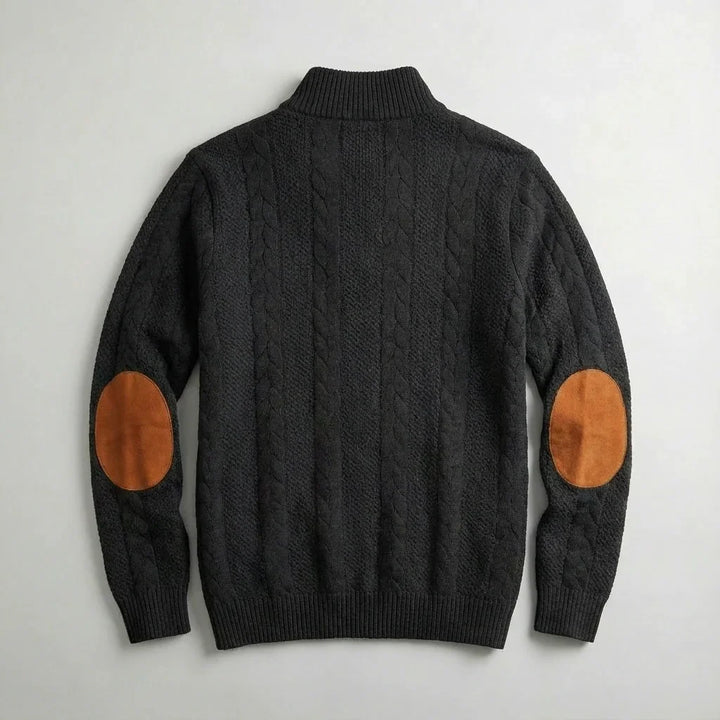 Rowan Men's Cable Knit Pullover Sweater