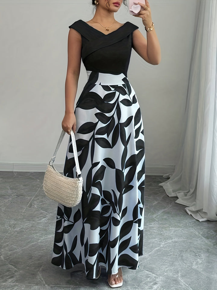 Harlow Women's Floral A-Line Maxi Dress